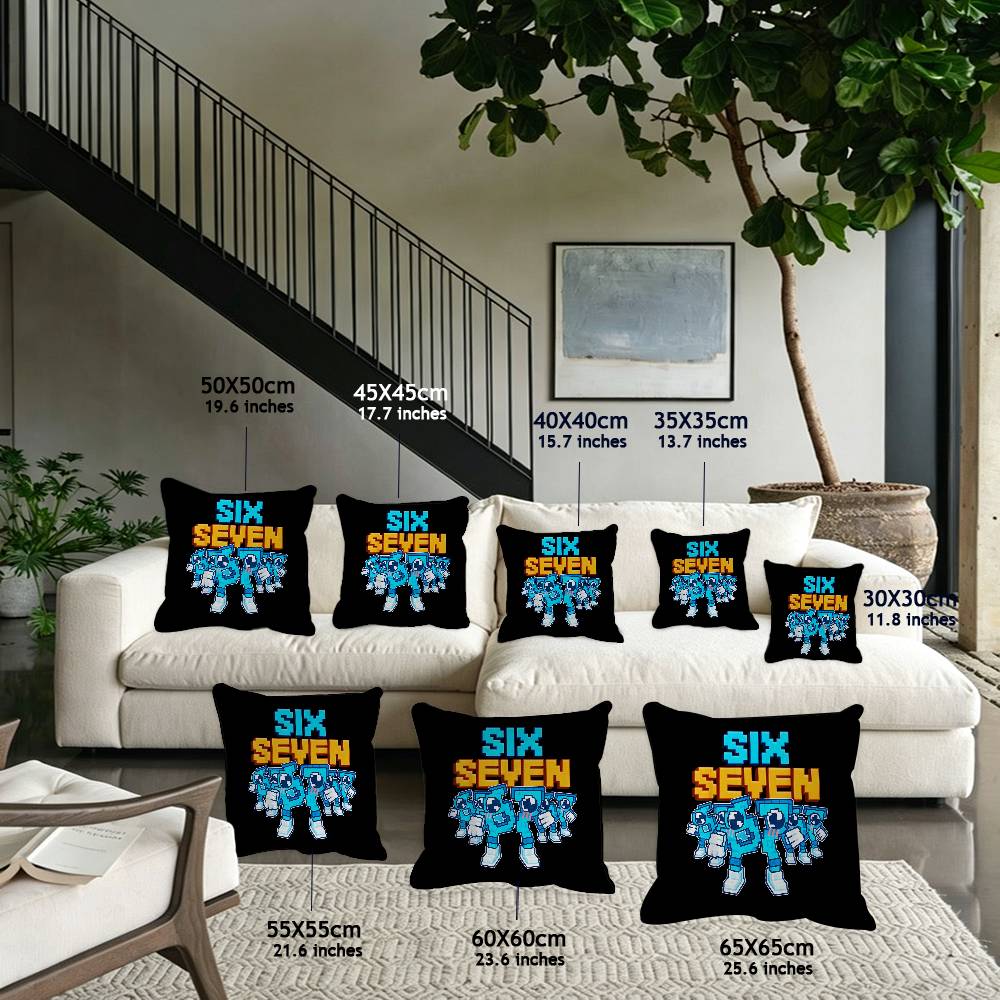 Cartoon 67 Six Seven Pillow Cushion Cover Pillowcase Living Room Sofa Home decorative pillowcase