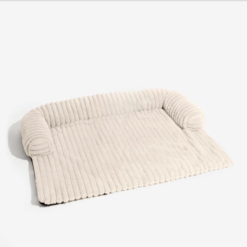 winterWashable Plush Pet Sofa Bed for Cats and Small Dogs Removable Cozy Cat Nest Universal Soft Couch Kennel Indoor Use