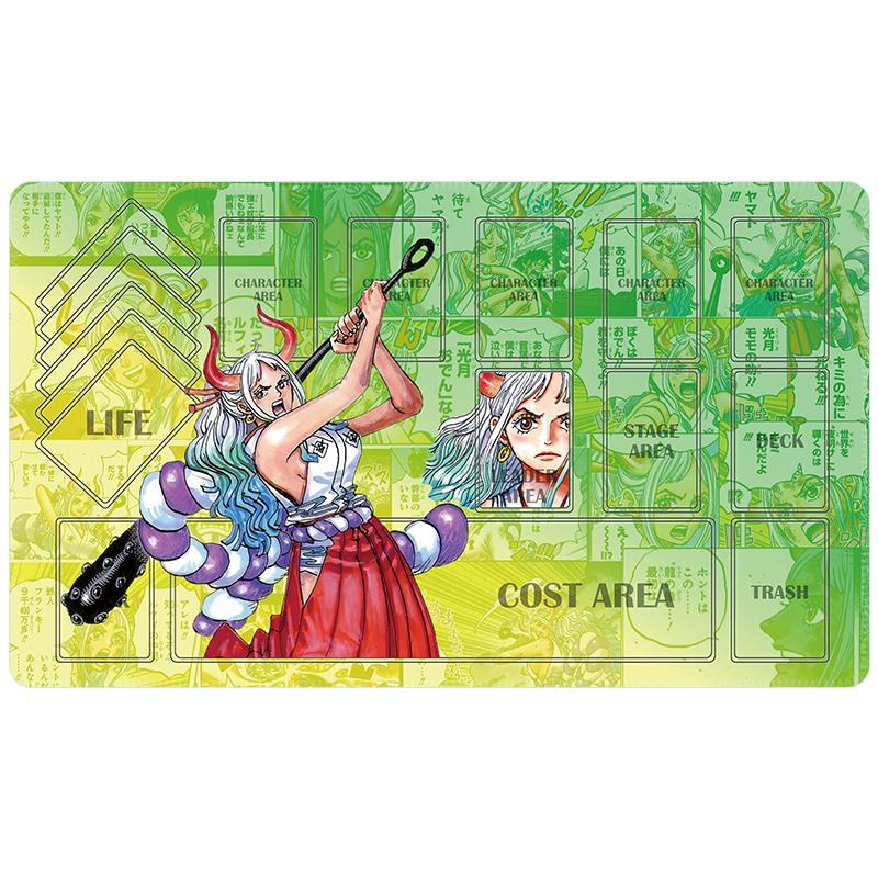 Anime One Piece OPCG GAME Accessory Comic Series Card PlayMat Perona Yamato Luffy Reiju Collection Gifts Toys