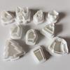 Winter Christmas Theme Polymer Clay Cutters Mushroom Tree Sweater Hat Handmade Earrings Cutter Mold for Earring Jewelry Pendant