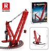 Non-Toxic Sk6000 Crane Building Blocks Heavy Ring Crane Remote Control Technology Bricks Model Desktop Ornaments Kids Toys Holiday Gifts