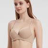 European and American large-size underwear summer smooth surface non-marking soft steel ring bra large chest small anti-sagging upper suppor