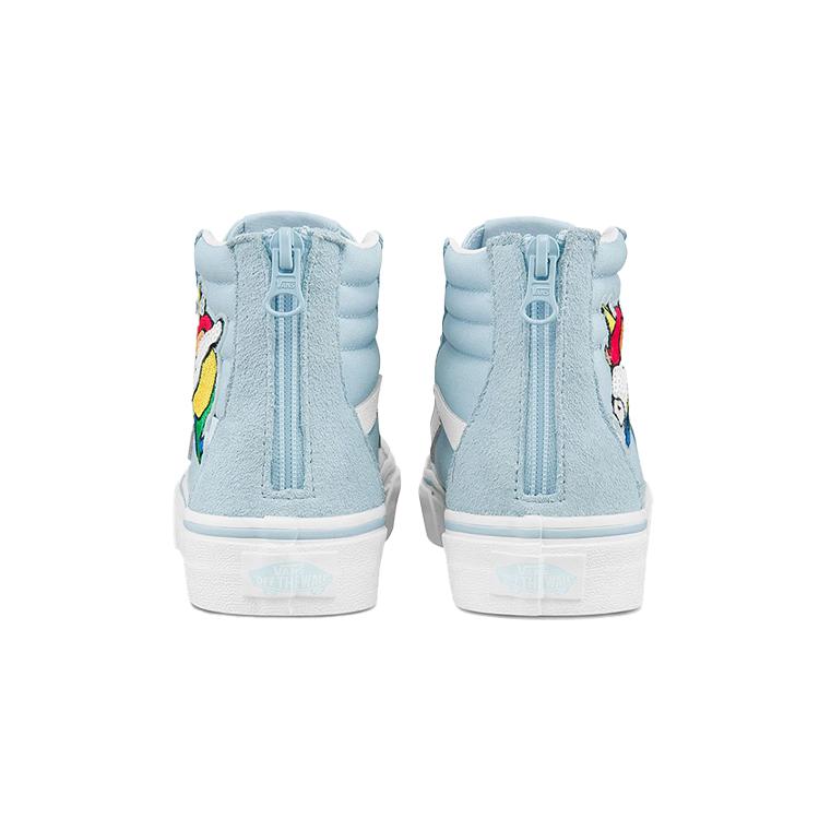 Vans SK8 High Top Kids' Skateboarding Shoes Light Blue Children Aged 3 7 Years Old VN0A4BUX34C