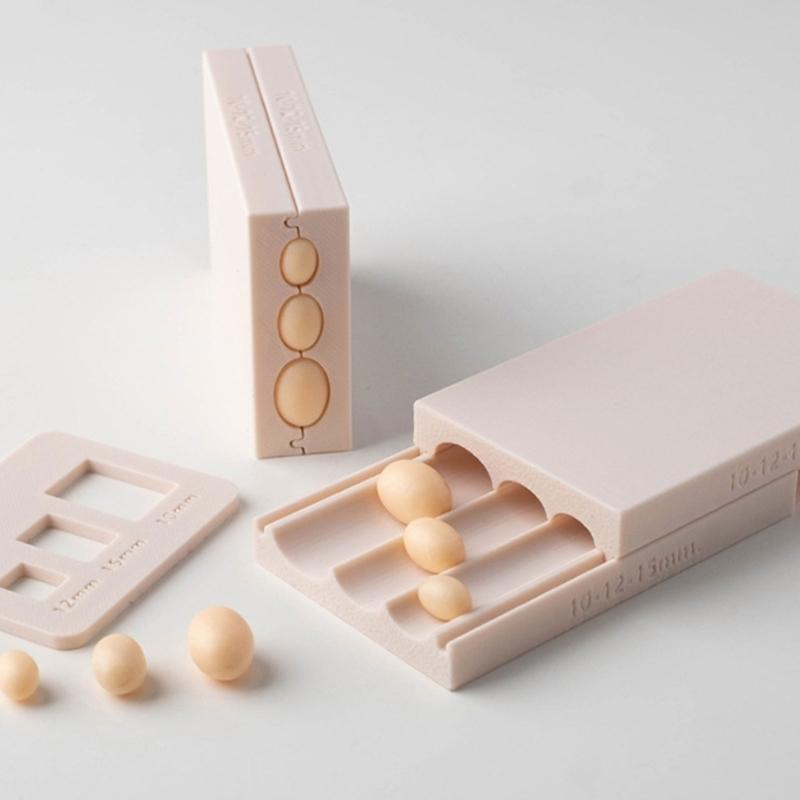 Clay Bead Maker for Jewelry Making, Three-Channel Manual Roller for Oval and Lemon Shape Beads, Earrings, Necklaces and DIY Decorations