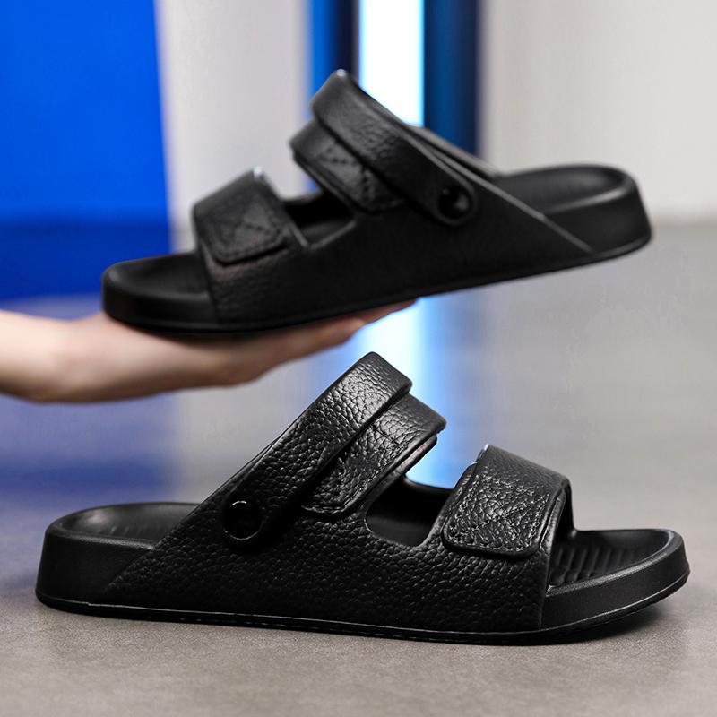 Summer Men's Slippers Non-Slip Slide Soft Quick Drying Indoor Outdoor Casual Beach Slippers Breathable Sandals Flip Flops