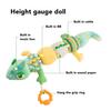 Multi Sensory Crinkle Plush Animal Toy 23in, Colorful & Soothing