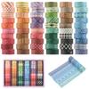 60Rolls Cute Washi Tapes Japanese Adhesive Decorative Masking Tape Scrapbook DIY Craft Decor Stationery Stickers School Supplies