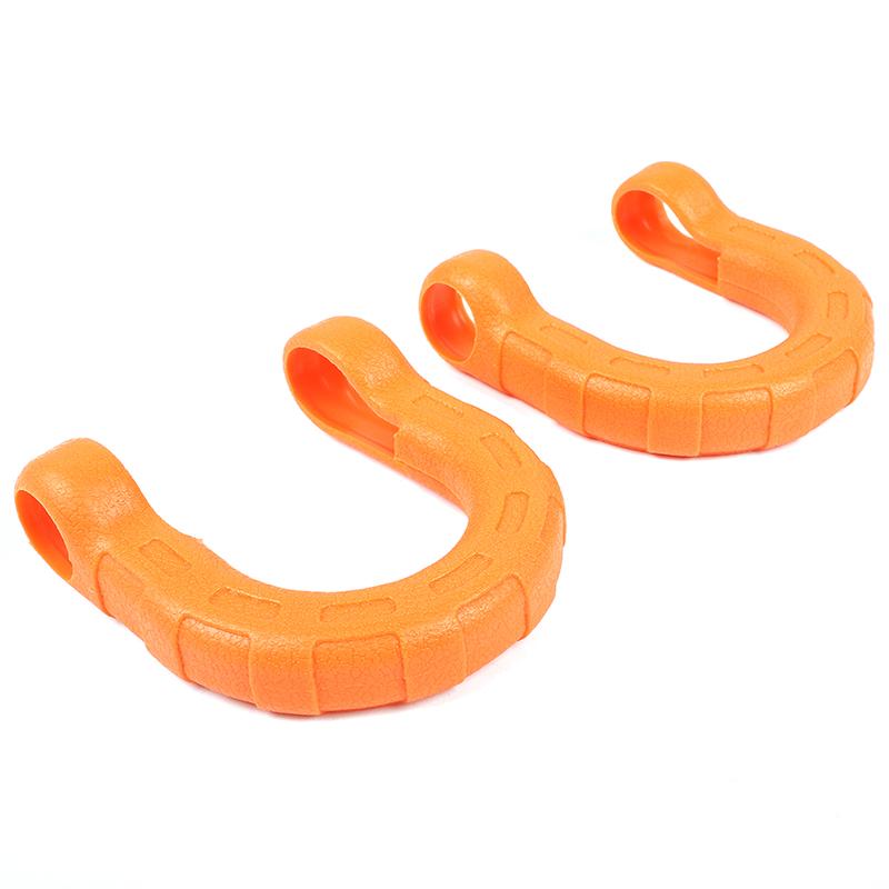 

TPE Car Rear Bumper Tow Trailer Towing Bars Hook Protective Cover Fit For Hummer H2 2003-2009 Auto Exterior Accessories помаранчевий