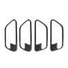 4pcs Car Real Carbon Fiber Interior Door Handle Door Bowl Cover Trim For BMW 5 Series F10 2011 2012 2013 2014 2015 2016 2017