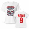 Personalised Womens England World Cup T-Shirt Name Number Football Top