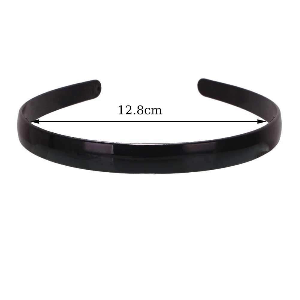Elegant Black Hairbands For Women Trendy Toothed Non-slip Hair Hoop Hair Accessories Girl Face Wash Sports Headbands Headwear