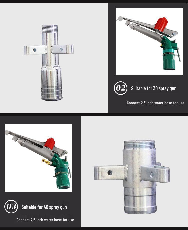 360° Rotating Agricultural Garden Sprinkler for Farmland Irrigation and Atomization