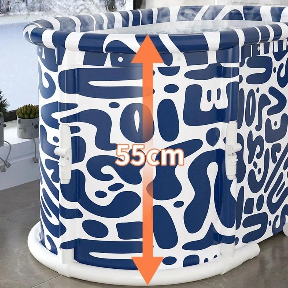 Folding Household Bath Tub Adult Bath Tub Baby Play Pool Reclining Bath Convenient Widening Lengthening The Anti Mold Bath Tub