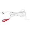 0.09in Electrode Lead Wires 59 Inches 2?In?1 Red White Button Type Electrode Lead Cable