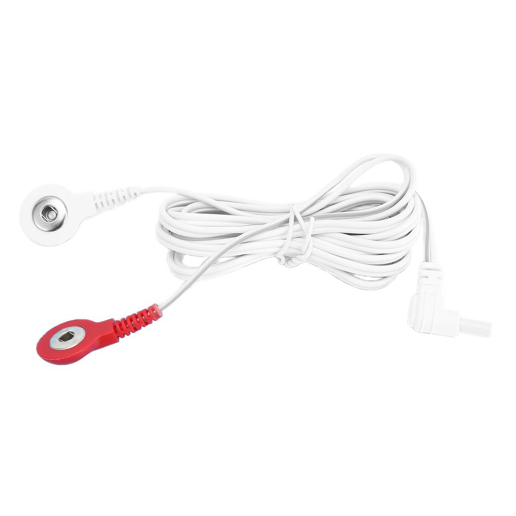 0.09in Electrode Lead Wires 59 Inches 2?In?1 Red White Button Type Electrode Lead Cable