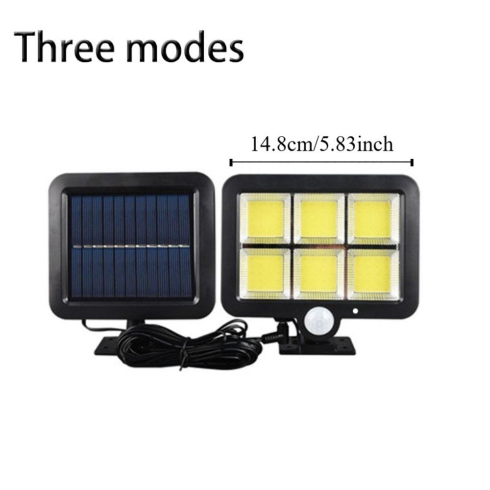 Split Design Solar Induction Lamp Waterproof LED Energy Saving Waterproof LED Wall Lamp Solar Powered Human Body Sensor