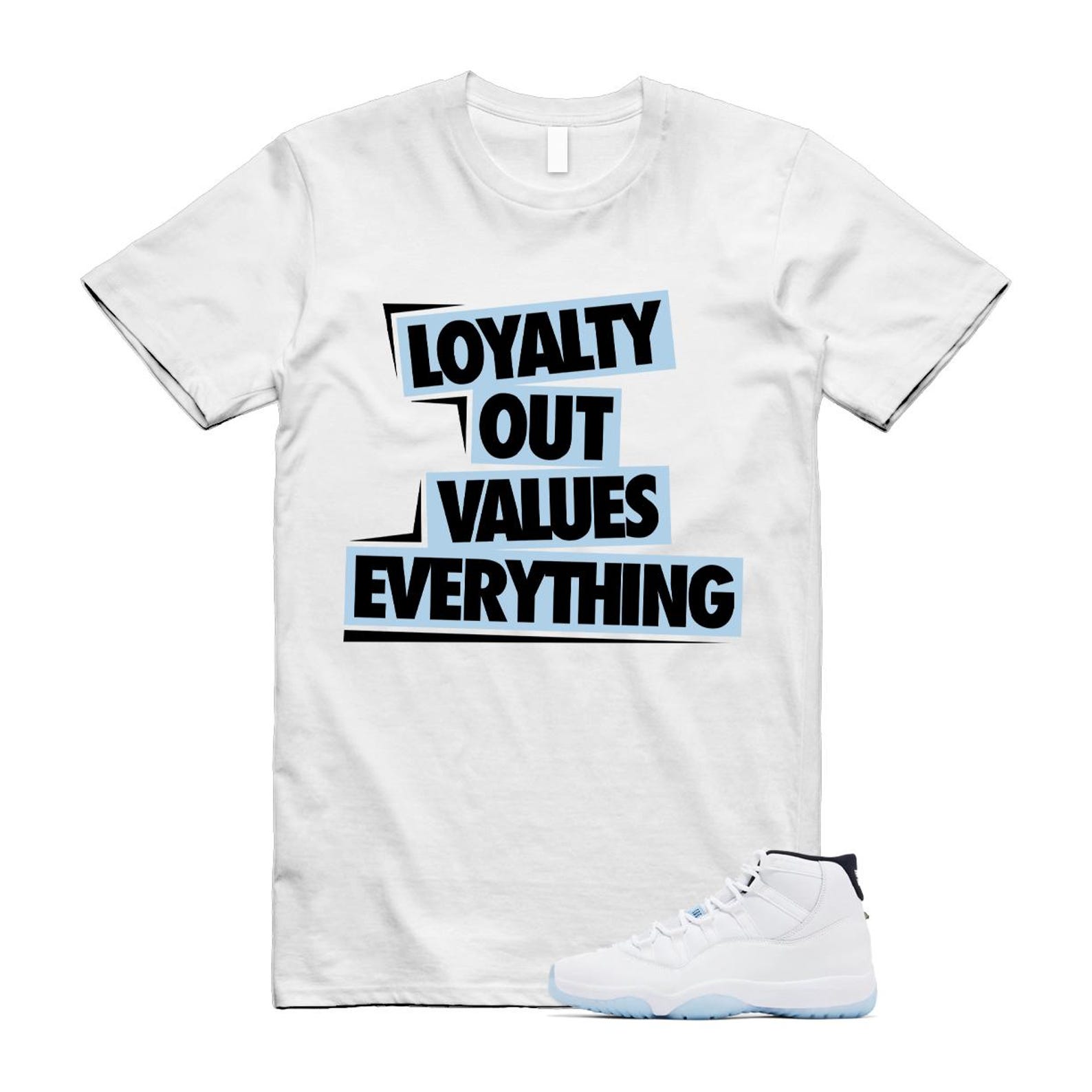11 Legend Blue White Black 2024 T Shirt Match LOVE M