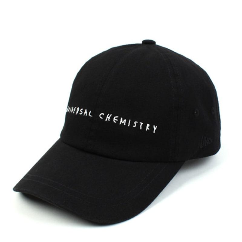 Universal Chemistry Black Bio Washing Logo Ballcap Washing Ball Cap