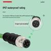 Industrial M12 to RJ45 Ethernet Cable