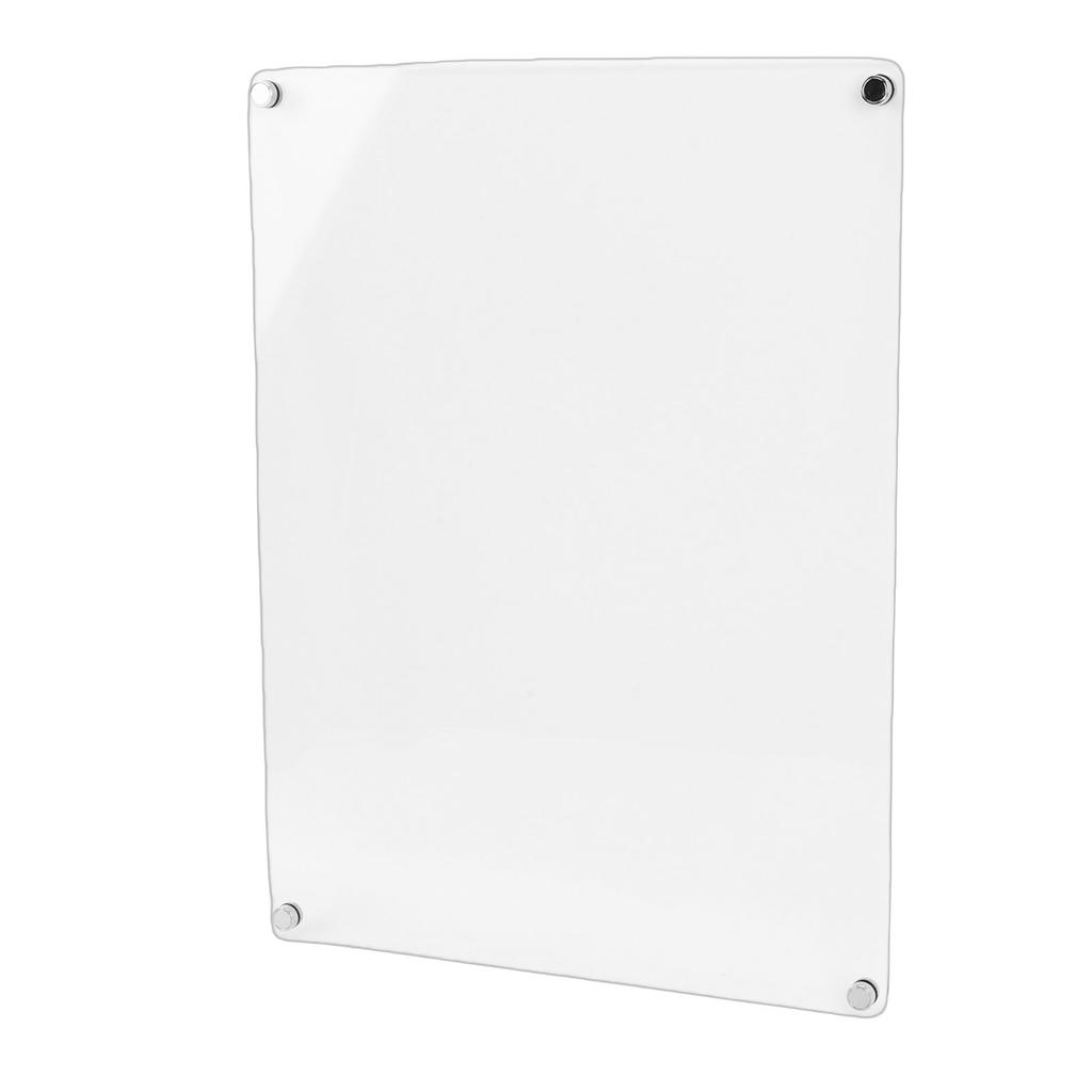 Acrylic Magnet Fridge Whiteboard Small Clear Dry Erase Refrigerator Planning Memo Board Kitchen Meal Planner 40x30cm