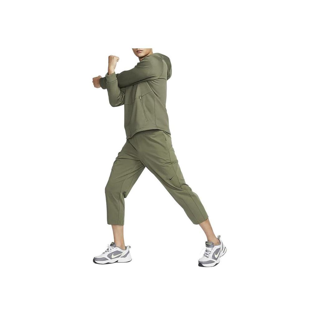 Nike A.P.S. Solid Color Quick-Dry Woven Casual Pants Men Bottoms Medium-Olive FN3015-222