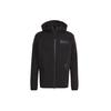 Jacken Herren Schwarz Kapuzenpullover Mäßige Arbeitskleidung H31037
