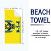 DUHOK SC Print Beach Towel, Large Soft Quick Dry Towel for Beach Camping Swimming