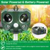Ultrasonic Rodent Repellent Outdoor Solar Animal Repellent Infrared Induction Flash Bird Repellent