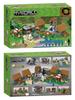 Minecraft Minifigure Set: Block Mechanism, Cave Light, Treehouse, Warhorse, Ocelot, Village Windmill Town