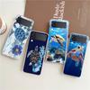 Coole Meeresschildkröte Transparente Handyhülle Für Samsung Galaxy Z Flip 6 5 4 3 Harte Falthülle Für Samsung Z Flip6 Flip5 Flip4