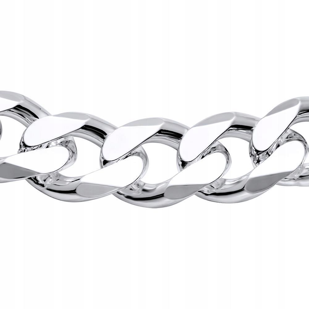 FULL Silver Men' Chain 5mm 925 SILVER PANCER Italian Chain