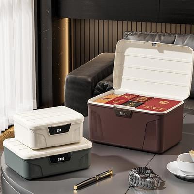 Large Capacity Lockable Privacy Storage Box for Documents and Items
