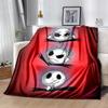 1Pc Skull Trio Background Blanket Soft And Comfortable Casual Warm Camping Travel Christmas Halloween Gift M921471
