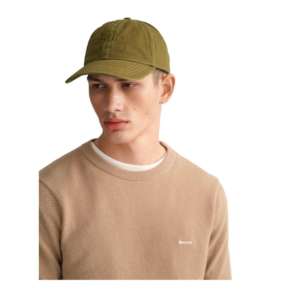 Gant Mens Pique Crew Neck Sweatshirt