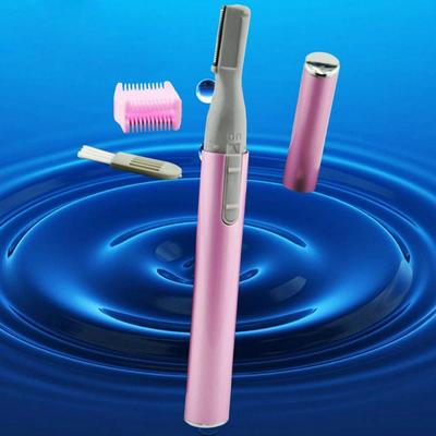 Electric Eyebrow Shaver Razor Trimmer Blade Face Hair Remover Pink Black Color