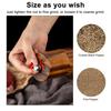 1/2Pcs Pepper Grinder Wooden Salt Pepper Grinding Set with Adjustable Coarseness Refillable Ceramic Core Manual Mill Kitchen Spice Grinder