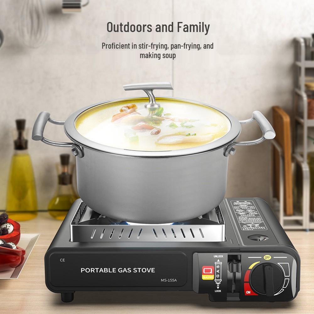 Portable Outdoor Gas Stove for Hot Pot & Barbecue