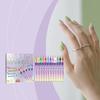 12Pcs/Set Nail Acrylic Graffiti Pen 12 Color Nail Marker Drawing DIY Beauty Nail Art Tools Waterproof and Quick Drying Nail Mark