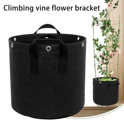 2/5/10/15 gallon voksepose med håndtak Ikke-vevd stoff Hagearbeid Grønnsak Tomat Jordbærdyrking Planter Hageutstyr