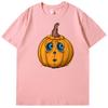 Halloween Pumpkin Fashion Graphic T Shirts Cotton Round Neck Tshirt Unisex Streetwear Summer New Shirts And Tshirts