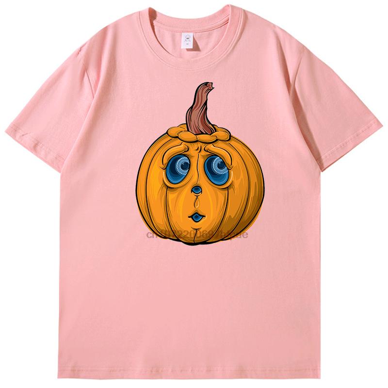 Halloween Pumpkin Fashion Graphic T Shirts Cotton Round Neck Tshirt Unisex Streetwear Summer New Shirts And Tshirts