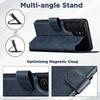Samsung S26 Ultra Magnetische Brieftaschenhülle mit kabellosem Ladeständer