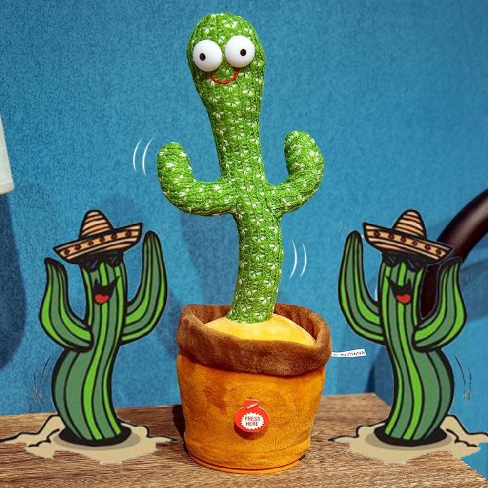 Singing and dancing cacti, learning to talk, children's toys, super cute children's gifts