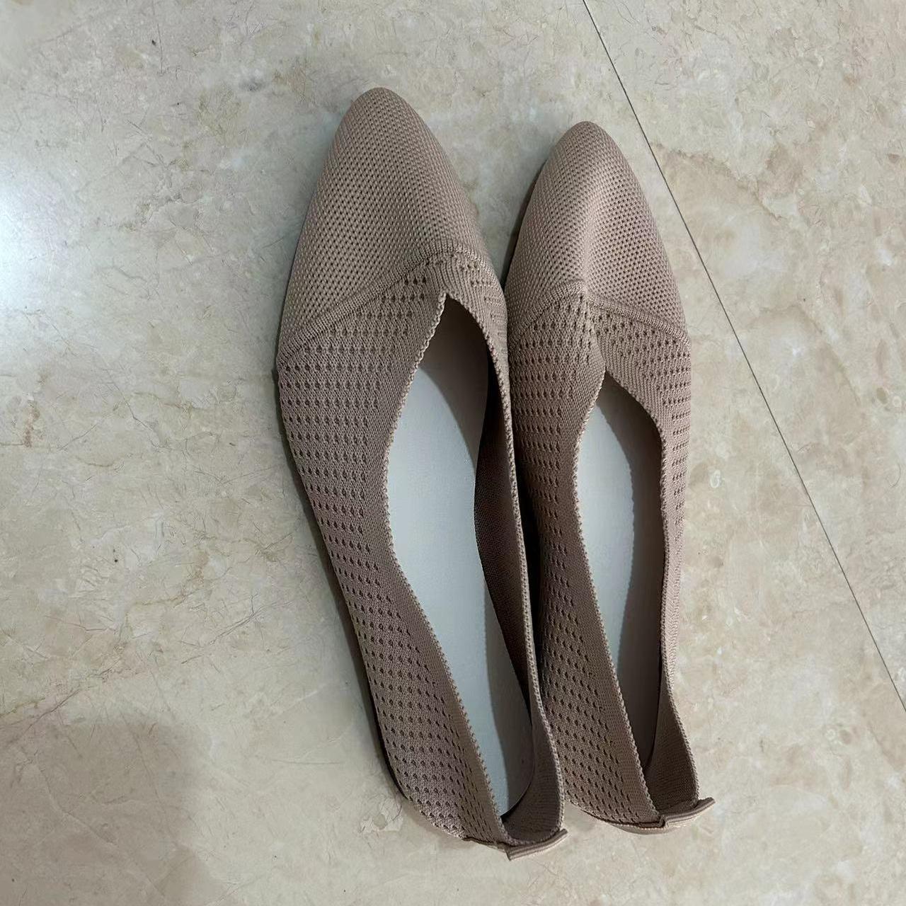 

Женские однотонные удобные повседневные туфли без шнуровки большого размера на плоской мелкой подошве для девочек 37 хаки