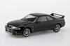 Aoshima Bunka Kyozai Scale Rakupla Snap Kit Nissan R33 Skyline Black Plastic Model Kit 1/32 No. 21-BK GT-R Pre-Colored (Automobile)
