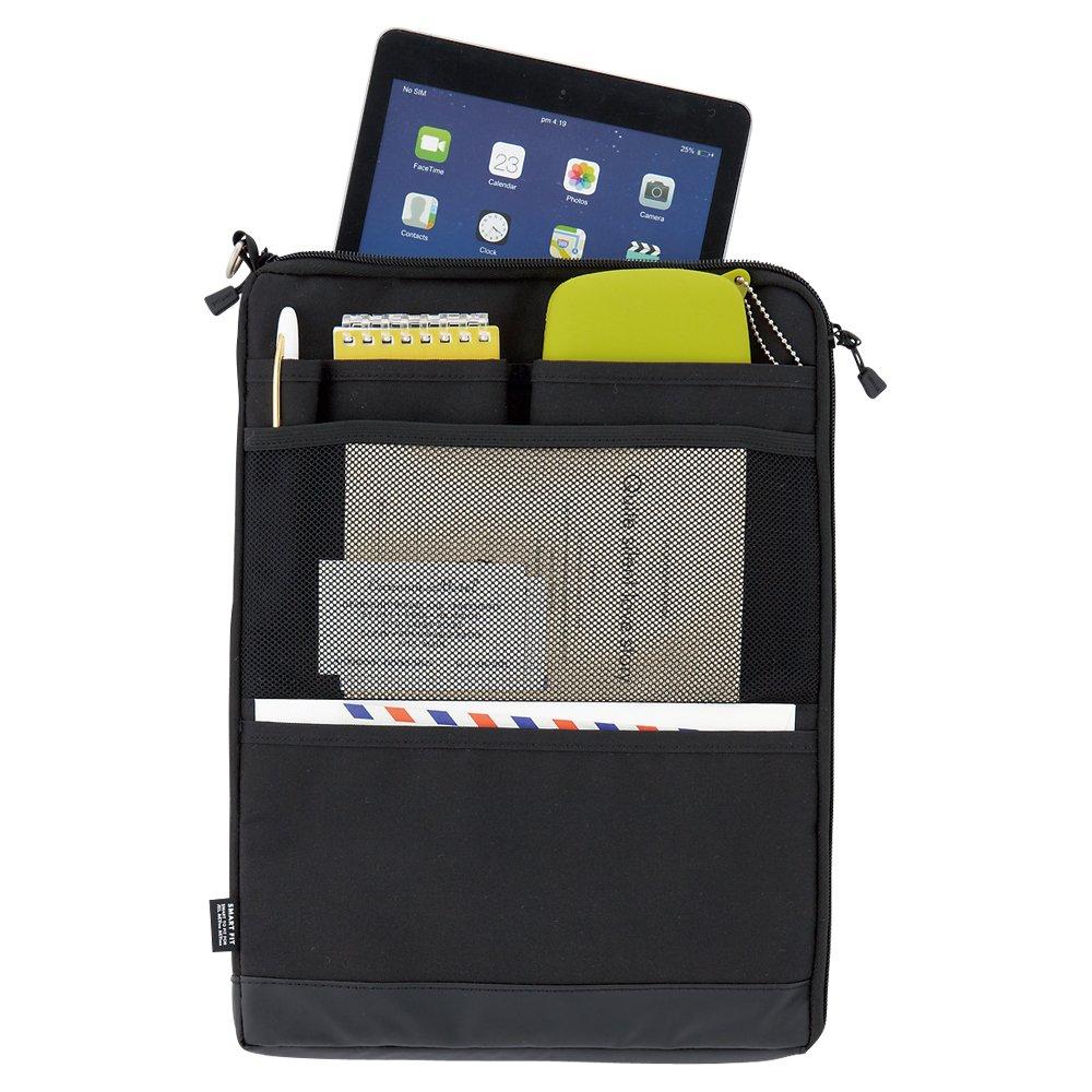 LIHIT LAB A4 Bag-in-Bag, Size, Vertical, Navy, A7683-11