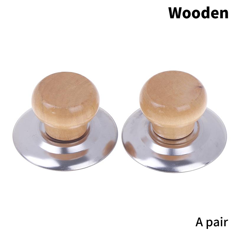 

2*Универсальные ручки-крышки для кастрюль, деревянные, термостойкие, крышки для кухонной посуды, замена, подъемная ручка, кухонная утварь, ручка