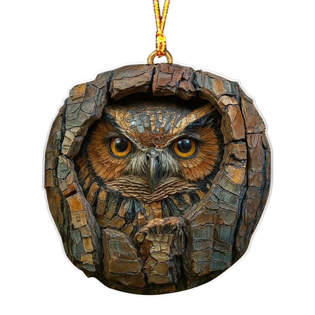 Dekorationen, Acryl-Ornamente, Eulenmuster, Eulengeschenke