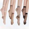 10pairs Summer Ultra-Thin Ice Silk Invisible Short Stockings, With Thickened And Wear-Resistant Transparent Anti Odor Socks At The Toes