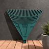 Compost Mixing Plastic Grass Rake High Strength High Hardness Leaf Rake Small Shrub Portable Compact Yard Rake Lawn Cleaning